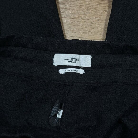 GUC Isabel Marant Etoile Black & White‎ Track Dario Pants Size 38 - 28'' inseam - Picture 6 of 10